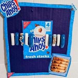 Novelty Press On Nails Handmade Size( Small-Med ) Matching Template.